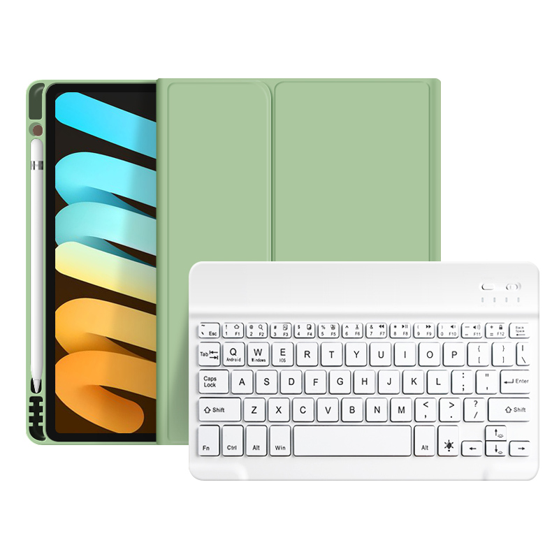 Для iPad Pro 12,9 2021/2020 из искусственной кожи (полиуретан) с функцией BT ноутбук клавиатура для планшетных ПК чехол с откидной крышкой с держателем и пеналом для iPad Air