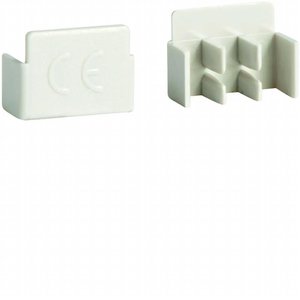 Terminale per cavo Hager Kz023a per Kb363c, profondità 15 cm, in plastica bianca - Product Image 1