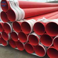 Tuyaux hydrauliques/gaz/fluide Baolai pour la lutte contre les incendies, revêtement époxy, approuvés UL FM, norme ASTM, acier au carbone non allié galvanisé ERW