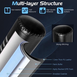 ถุงต่อยมวยแบบยืนของผู้ใหญ่สำหรับออกกำลังกายฟิตเนสยิมออกกำลังกายโลโก้ออกแบบได้ตามที่ต้องการ - Product Image 3