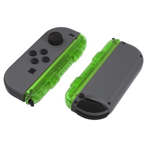 EXtremeRate Clear Green DIY Replacement Shell Custom Controller Wrist Strap Housing Buttons for Nintendo <b>Switch</b> & <b>Switch</b> OLED - Product Image 4