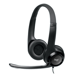 Casque d'ordinateur filaire <span class=keywords><strong>Logitech</strong></span> H390 d'origine avec réduction du bruit pliable MicWith Volume/Muet Control Earphone USB-A - Product Image 4