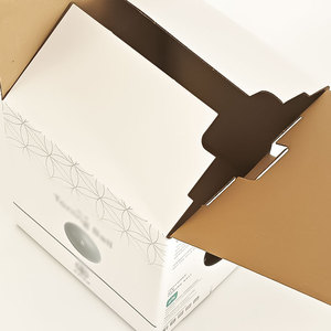 Emballage personnalisé de haute qualité durable en papier pour balle de yoga sport avec fenêtre ondulée boîte supérieure colorée avec logo conçu - Product Image 4