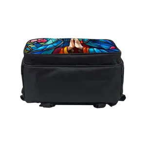 <span class=keywords><strong>Sac</strong></span> à <span class=keywords><strong>dos</strong></span> scolaire tendance avec impression de la Vierge <span class=keywords><strong>Marie</strong></span> pour garçons/filles, imperméable, design de dessin animé 3D, bandoulière arquée, meilleur cadeau pour - Product Image 4