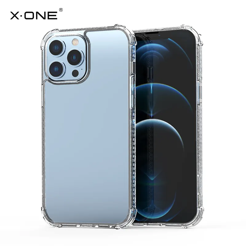X-ONE Shock Dominator Transparent Clear Armor Phone Case cell phone cover For iphone 13 11 12 14 Pro max x/xs max/xr