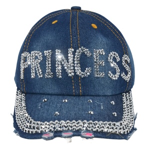 Gorra de Béisbol con Pedrería para Mujer, Deportiva, con Logotipo Personalizado, Divertida, Adornada con Diamantes de Imitación, Brillante, de Mezclilla, Regalo - Product Image 2