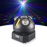 QSE Lighting Projecteur Laser LED RGBW 3-en-1 Magic Ball, Contrôle Vocal et DMX512 pour Ambiance