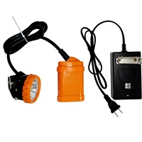Lampada LED Industriale KL3.5M con Batteria al Litio, Impermeabile IP68, Super Luminosa e Regolabile per Uso su Elmetti da Minatore Sotterraneo