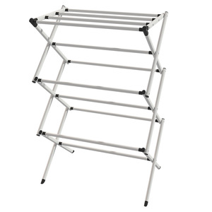 Tendedero plegable en forma de X, blanco, para interiores, de pie, para uso doméstico. - Product Image 3