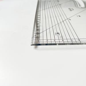 Règle de couture incurvée en plastique acrylique Shenkir, épaisseur 3 mm, transparente, longueur maximale 43 cm, pour usage promotionnel - Product Image 6