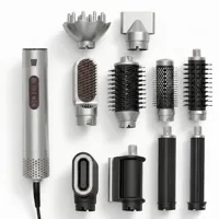 Sèche-cheveux 6-en-1 Styler, Sèche-cheveux mon-étape, Lisseur professionnel, Fer à boucler, Outils de coiffage, Brosse à air chaud, Styler enveloppant