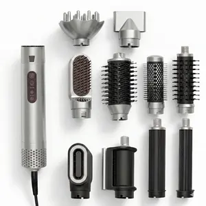 6 en 1 Styler <span class=keywords><strong>sèche</strong></span>-<span class=keywords><strong>cheveux</strong></span> une étape <span class=keywords><strong>sèche</strong></span>-<span class=keywords><strong>cheveux</strong></span> professionnel lisseur bigoudi outils de coiffure brosse à Air chaud Wrap Styler - Product Image 3