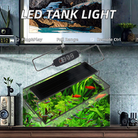 Lumières LED télécommandées à spectre complet pour l'éclairage de réservoir de poissons d'aquarium pour le réservoir de plantes vivantes