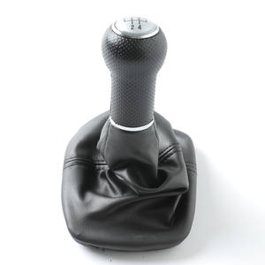 Pomo de Palanca de Cambios de 5 Velocidades y 23 mm con Funda de Cuero para VW <span class=keywords><strong>Golf</strong></span> 4 MK4 1998 1999 2000 <span class=keywords><strong>2001</strong></span> 2002 2003 2004 2005 2006 - Product Image 3