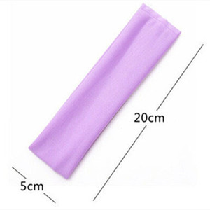 Bandas Elásticas para el Cabello para Deportes de Verano, Yoga, para Mujer, Color Sólido, <span class=keywords><strong>Turbante</strong></span> Elástico, Absorbe el Sudor, para Correr, Fitness - Product Image 2