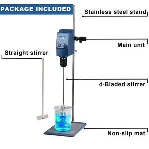 Agitateur de laboratoire haute vitesse 20L, homogénéisateur suspendu, mélangeur électrique numérique LCD - Product Image 2