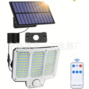 Solar Powered Wall Lamp <b>Led</b> 15.4cm 6.06inch <b>Motion</b> <b>Sensor</b> Outdoor Garage Street <b>Light</b> Waterproof For Home Use - Product Image 2