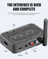 Récepteur audio sans fil pour voiture VT 6.0, adaptateur USB pour appels et lecture audio AUX