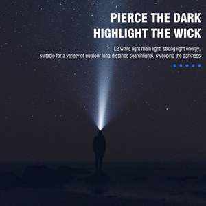 Lampes frontales pour la course à pied, la randonnée, la pêche, le camping avec lumière blanche et rouge, étanches, 850LM, LED rechargeable, lampe <span class=keywords><strong>frontale</strong></span> - Product Image 3