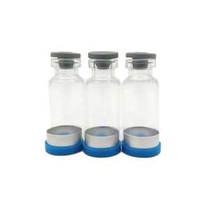 Flacons en verre pour injection d'antibiotiques, petits flacons de pharmacie avec bouchon en caoutchouc gris - Product Image 6