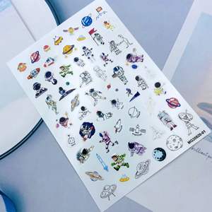 พระเยซูคริสต์ Virgin <span class=keywords><strong>Maria</strong></span> Cross สติ๊กเกอร์ติดเล็บ3D การออกแบบสติกเกอร์แบบมีกาวในตัวสำหรับผู้หญิงสาวแต่งเล็บตกแต่งเล็บอะคริลิค - Product Image 2