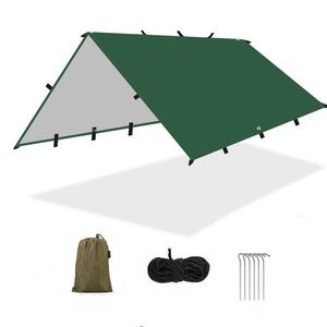 Foerstine <span class=keywords><strong>pas</strong></span> <span class=keywords><strong>cher</strong></span> prix En Gros <span class=keywords><strong>grand</strong></span> ultra-léger imperméable <span class=keywords><strong>parasol</strong></span> auvent extérieur abri survie 3*3m camping tente bâche - Product Image 1