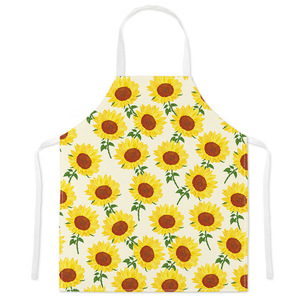 Bonito delantal resistente al aceite de girasol, ajustable y cómodo, ideal para cocina, barbacoa y uso diario, delantal para adultos - Product Image 6