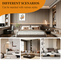 Paneles de Pared Acordonados Fluorescentes Impermeables y Resistentes al Fuego de PVC con Aspecto de Madera SUYI, Ecológicos, de 2.9 m, 9 mm, Diseño Moderno para Baños de Villas