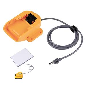 Adaptador de Corriente de 20V con Cable de Salida CC, Conector de Alimentación para Baterías de Litio Milwaukee / Dewalt / <span class=keywords><strong>Makita</strong></span> - Product Image 2