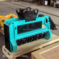 Broyeur forestier à grande rotative pour excavatrice, avec entraînement par cannelure, pour pelle de 5 à 12 tonnes