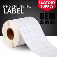 Étiquettes autocollantes thermiques directes en PP pour codes-barres, étiquettes d'expédition, autocollants adhésifs thermiques, codes-barres de suivi, pour revendeurs et expéditions