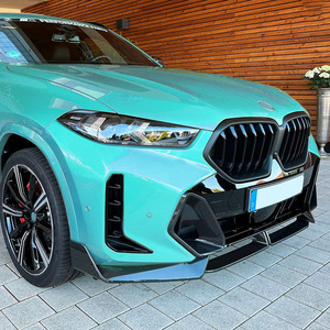 Amp-Z BMW X6 G06 LCI 2023 M Sport Front Bumper Lip Carbon Fiber Texture Exterior Modification - Product Image 3
