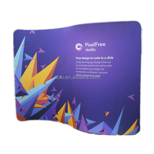 Tùy chỉnh di động thời tiết kháng Trọng lượng nhẹ trong nhà/ngoài trời phương tiện truyền thông bối cảnh in bước lặp lại biểu tượng tường biểu ngữ mở rộng - Product Image 5