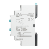 Relais étoile-triangle miniature haute puissance ERV-YU 150-260V AC 5A 1-30s réglable, contrôleur de démarrage de moteur pour moteurs triphasés