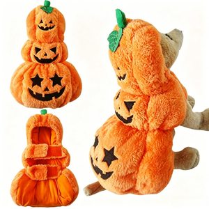 Costume d'Halloween pour animaux de compagnie, motif chauve-souris noire, en polaire moelleuse, pour chiens et chats de petite race, certifié OEKO BSCI ROHS, vente en gros pour les magasins d'animaux - Product Image 5