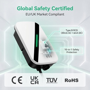 Cargador de Pared para Vehículos Eléctricos, Cargador Universal de 7 kW Monofásico de Carga Rápida Tipo 2, Cargador de CA para Automóviles Eléctricos, <span class=keywords><strong>Estación</strong></span> de Carga para Vehículos Eléctricos - Product Image 1