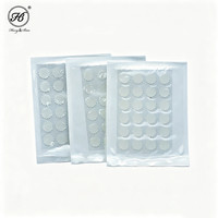 Patchs Hydrocolloïdes Anti-Acné en Forme de Fleur à Changement de Couleur UV, Autocollants pour Imperfections du Visage, OEM et Personnalisation Disponibles