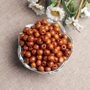 Perles en bois élégantes et exquises, perles rondes mélangées pour la fabrication de bijoux DIY, accessoires artisanaux - Product Image 4