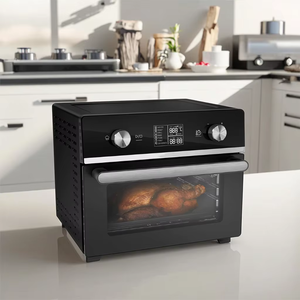 Friteuse à <span class=keywords><strong>air</strong></span> Easy Fry, <span class=keywords><strong>multicuiseur</strong></span>, four, 20 L, 10 programmes, friteuse sans huile, 3 niveaux de cuisson, carré, moderne, compact, extra-croquant, noir - Product Image 6