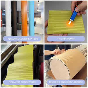 Commercio all'ingrosso impermeabile resistente agli urti pannello <span class=keywords><strong>in</strong></span> plastica PVC a grana di <span class=keywords><strong>legno</strong></span> <span class=keywords><strong>per</strong></span> <span class=keywords><strong>rivestimento</strong></span> murale decorativo <span class=keywords><strong>in</strong></span> sala e Hotel-prezzo di fabbrica - Product Image 4