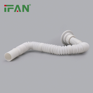 IFAN 1-1/4'' Flexible Extendable Eco-Friendly <strong>Plastic</strong> Drain <strong>Hose</strong> for Bathroom and Kitchen Sinks Modern Design - Product Image 4
