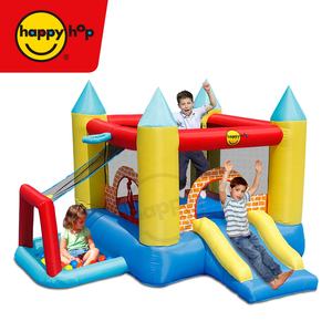 Centre de jeux <span class=keywords><strong>Happy</strong></span> <span class=keywords><strong>Hop</strong></span> - 9114 Centre de jeux pour enfants 4 en 1 et château <span class=keywords><strong>gonflable</strong></span> avec toboggan - Product Image 1