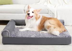 <span class=keywords><strong>2026</strong></span> Nieuwe Afneembare Wasbare Hondenbank Rose Fluwelen Huisdierenmatras Sponsmat Duurzaam Hondenbed Voor Alle Seizoenen - Product Image 3