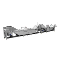 China Oorsprong Havery Voedselverwerkende Machine Voor Het Blancheren Van Aardappel, Broccoli, Pinda 'S, Vruchten, 300-2000 Kg/u Capaciteit
