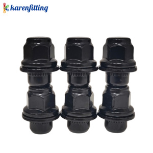 น็อตล้อหกเหลี่ยมสีดำ M12x1.5 คอเรียว 60 องศา บรรจุ 20 ชิ้นต่อกล่อง-001 - Product Image 6