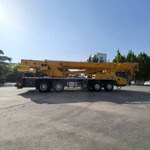 For QY60KC 60 Ton Mobile <b>Crane</b> Truck Yellow Hydraulic PLC Controlled Gearbox Lifting Equipment - Product Image 4