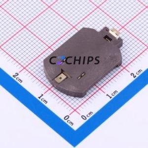 BS-2016-B2AA001-R Button & Strip <b>Battery</b> <b>Connector</b> SMD <b>Connector</b> <b>Battery</b> Holder CR2016 Phosphor Bronze - Product Image 2