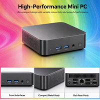 Mini PC Intel Core i3-7100U Windows 11 Pro, RAM DDR3 8/16/32GB, SSD M.2 NGFF SATA+PCIE, Desktop Kompak untuk Bisnis