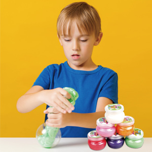 Nouveau jouet éducatif très vendu : Bouteille en plastique pour slime, pâte à modeler, boue de coton, slime super transparent et moelleux - Product Image 6
