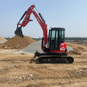 Used Yanmar Vio55-5/Vio55-6B 5 Ton Excavator Mitsubishi Engine Low Hours Dozer Blade Enclosed Cab Gearbox Ready to Ship - Product Image 1